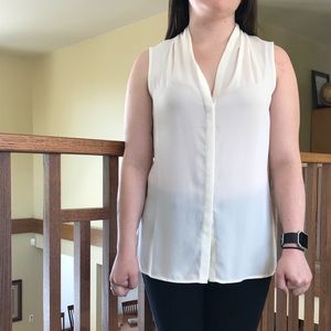 Banana republic button down tank size 8